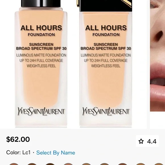 New Yves Saint Laurent Cream Foundation Matte Finish - Picture 2 of 4